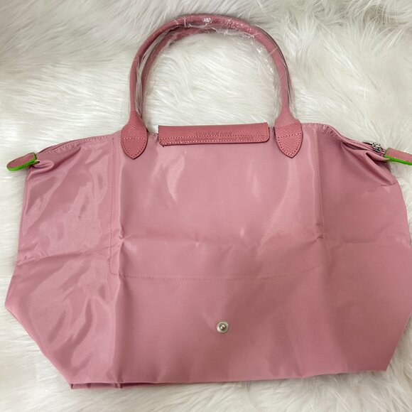 NWT Longchamp Le Pliage Original Large Shoulder Nylon Bag Tote IN Pink - Picture 5 of 9